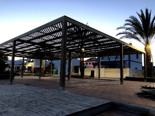Pérgola exterior